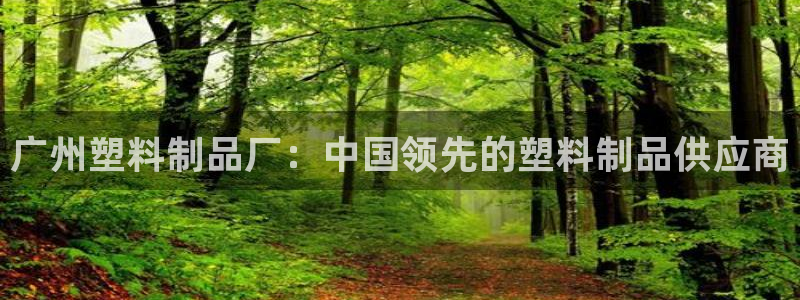 太阳成集团视频：广州塑料制品厂：中国领先的塑料制品供应商