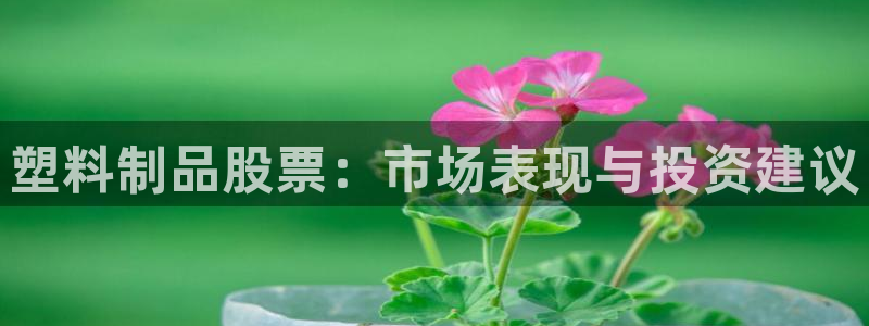太阳电竞：塑料制品股票：市场表现与投资建议