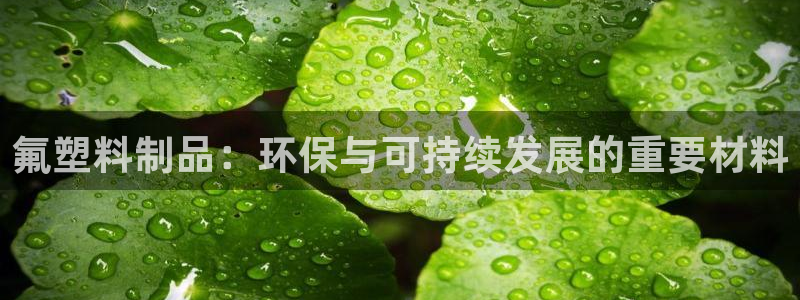 太阳成集团tyc7111cc电影：氟塑料制品：环保与可持续发